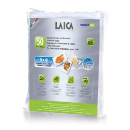 Diverse articole pentru bucatarie Pungi pentru vidat alimente, 25x30 cm, Laica VT3510, 50 pungi