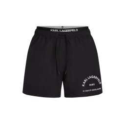 KARL LAGERFELD M Costum de baie Rsg Elastic Short Boardshorts A1M46054 999 black
