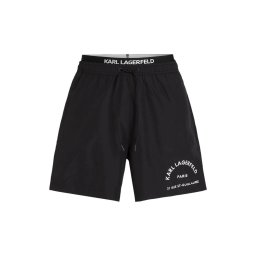 KARL LAGERFELD M Costum de baie Rsg Elastic Med Boardshorts A1M46082 999 black