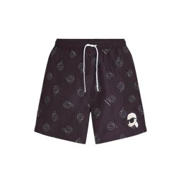 KARL LAGERFELD M Costum de baie Ikon Aop Med Boardshorts A1M46060 1pw ikon outl karlhead aop blk