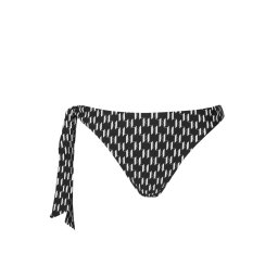 KARL LAGERFELD Bikini Bottom Monogram Tie Rio A1W46042 r57 kl monogram black/white