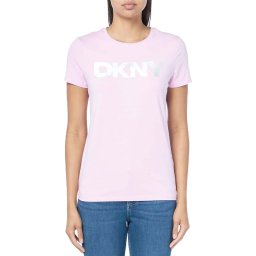 DKNY T-Shirt Logo DP5T9923 D6Y1 orchid/silver