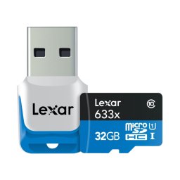 32gb msdhc hp cls10 uhs-i 95mb/s + adaptor usb 3.0