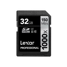 32gb sdhc cls10 uhs-ii 150mb/s citire, 60mb/s scriere