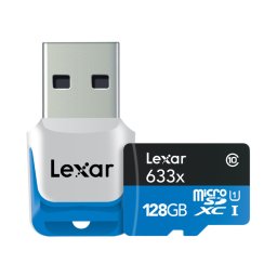 128gb msdxc hp cls10 uhs-i 95mb/s + adaptor usb 3.0