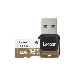 128gb msdxc cls10 uh-ii 150mb/s + reader