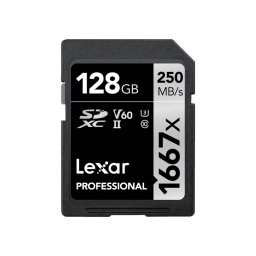 128gb sdxc cls10 uhs-ii 250mb/s citire, 90mb/s scriere