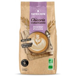 Cafea BIO din cicoare, ovaz si cacao Favrichon