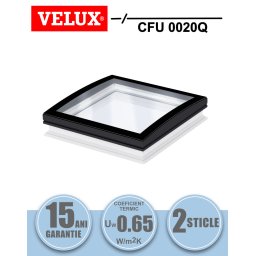 Fereastra acoperis terasa fixa VELUX CFU 0020Q cu 2 sticle