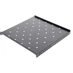 Raft fix 1U pentru rack 19" adancime 475mm, Spacer SPSF-1U475-BK-03