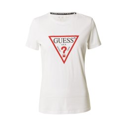 GUESS Tricou roșu / negru / alb