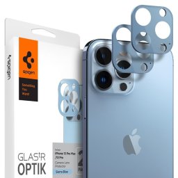 Husa Spigen OPTIK.TR CAMERA PROTECTOR 2-PACK IPHONE 13 PRO / 13 PRO MAX SIERRA BLUE