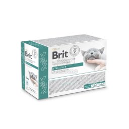 Brit Veterinary Diet Cat Sterilised, hrană umedă 12 x 85 g