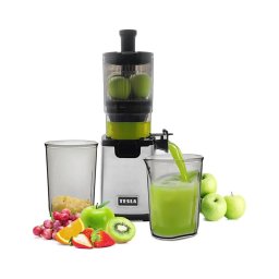 Storcător melcat pentru fructe și legume TESLA Electronics SlowJuicer Deluxe 250W/230V oțel inoxidabil
