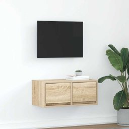 Dulap TV Stejar Sonoma 60x31x25,5 cm Lemn prelucrat GartenMobel Dekor