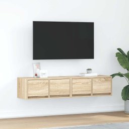 Dulapuri TV 2 buc Stejar Sonoma 60x31x25,5 cm Lemn prelucrat GartenMobel Dekor