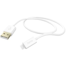 Cablu USB HAMA Lightning 1.5 m Alb