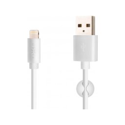 Cablu Fixed USB/Lightning , 2m, alb