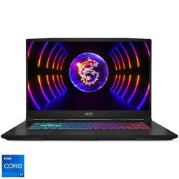 Laptop Gaming MSI Katana 17 B13VFK cu procesor Intel® Core™ i7-13620H pana la 4.9 GHz, 17.3", Full HD, 144Hz, 16GB, 1TB SSD, NVIDIA® GeForce RTX™ 4060 8GB GDDR6, Free DOS, Black (INT Keyboard)