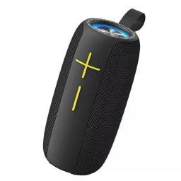 Boxe Portabile Luka Y370, Bluetooth 5.0, IPX6, LED, 20W, 150x230mm, Negru