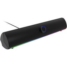 Soundbar Gaming Genesis Helium 312BT, 10W, 2.0, Bluetooth, Touch Control, USB-A, Negru
