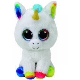 PLUS TY 24CM BOOS PIXY UNICORN ALB