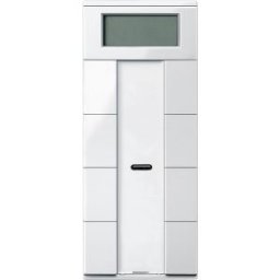Merten-KNX modul de perete quatro cu termostat, SystemM, alb activ MTN6214-0319