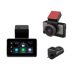 Camera Auto iSEN P83, 2K 25fps, 4G LTE, GPS Beidou, Ecran 3 IPS, WiFi Hotspot, Monitorizare la Distanta, camera frontala 140, camera spate 130