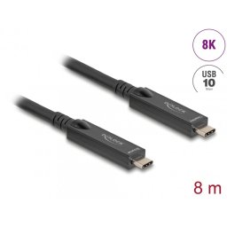 Cablu activ optic USB type C 8K60Hz/4K120Hz T-T 8m, Delock 84256