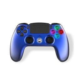Freaks and Geeks - Controler wireless PS4 - Albastru metalic