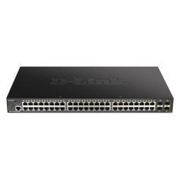 Switch D-Link 48-port Gigabit Smart Managed Switch with 4x 10G SFP+ ports, 370Watts