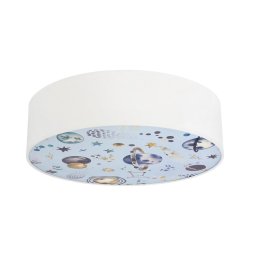 Plafonieră pentru copii KIDDY 2xE27/40W/230V alb/albastru