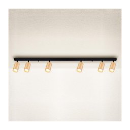 Spot BRILAGI SELE 6xGU10/30W/230V negru/bej