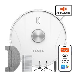 TESLA Electronics RoboStar - Aspirator robot 2în1 2600 mAh Wi-Fi alb