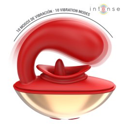 Intense Mariah U Shape Vibrator & Stimulator Red