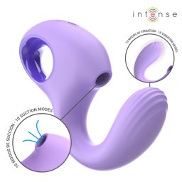 Intense Baxter Dual Vibrator & Stimulator with Remote Violet