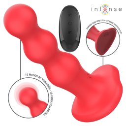 Intense Cody Vibrator with Suction Cup & Remote Control Red