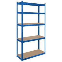 Mobilier interior RAFT METALIC 5 POLITE 750K MDF 180X90X40 ALBASTRU REBEL
