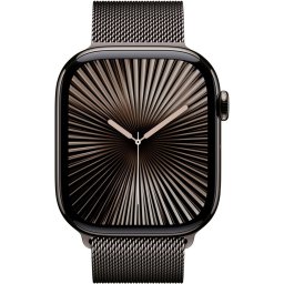 Smartwatch Watch 10 GPS + Cellular, Carcasa Titanium Natural 46mm, Stone grey Sport Band S/M