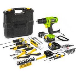 Set Mașină de găurit fără fir FDV 10205-51AR 12 V Li-Ion / 2× 1.300 mAh