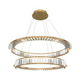 Lustră LED pe cablu Maytoni P097PL-L90G4K KRONE LED/90W/230V d. 80,5 cm auriu