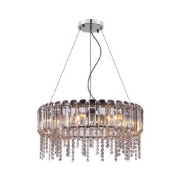 Lustră pe cablu Maytoni MOD097PL-08CH HAIL 8xE14/40W/230V d. 60,5 cm crom