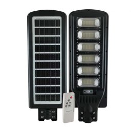 Lamp LED Stradala Solara cu Senzor Miscare JORTAN cu 300w, Telecomanda, Suport Prindere