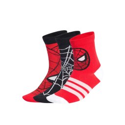 ADIDAS K Șosete (Pack of 3) Pentru copii Lk Mrvl Sm 3Pp Purrub/Black/Purrub JG5787 pure ruby
