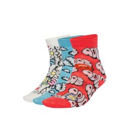 ADIDAS K Șosete (Pack of 3) Pentru copii Lk F 3Pp Selure/Preblu/Owhite JH3421 semi lucid red
