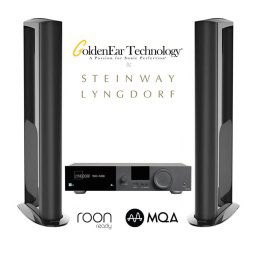 Sistem cu boxe Goldenear Triton One.R si amplificator 2x200W Lyngdorf TDAI-3400, Roon ready, MQA, Tidal Connect