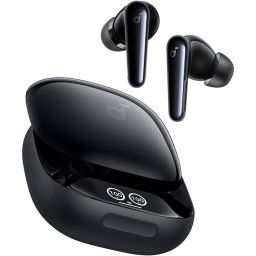 Casti wireless Anker Soundcore Liberty 4 Pro, Noise Cancelling, True Wireless, Hi-Fi, 6 Microfoane, AI, Negru