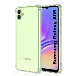 Husa pentru Samsung Galaxy A05 din silicon slim, anti soc, Skyddar Shock - Transparenta