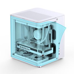 Carcasa Jonsbo TK-1 2.0 Micro-ATX Tempered Glass Alb