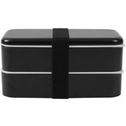 Cutie de pranz cu tacamuri - Black